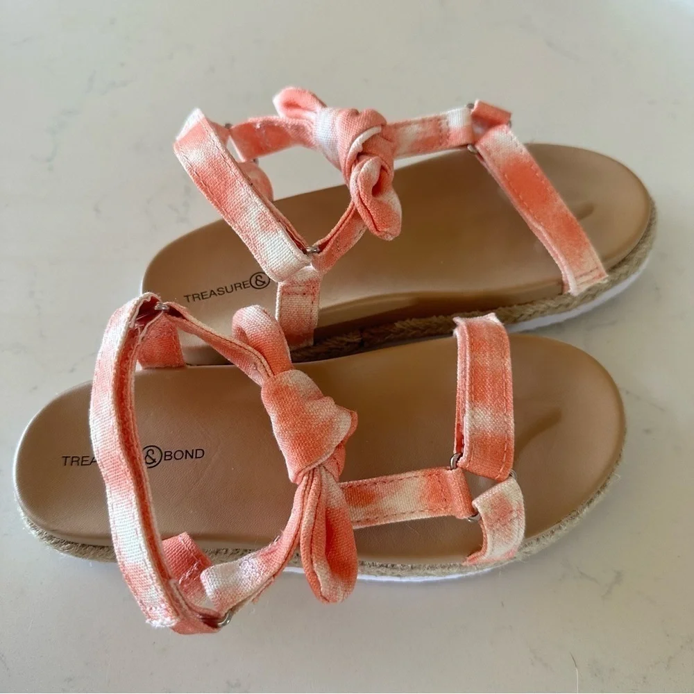 Treasure & Bond Eliza tie dye platform sandal size: 1